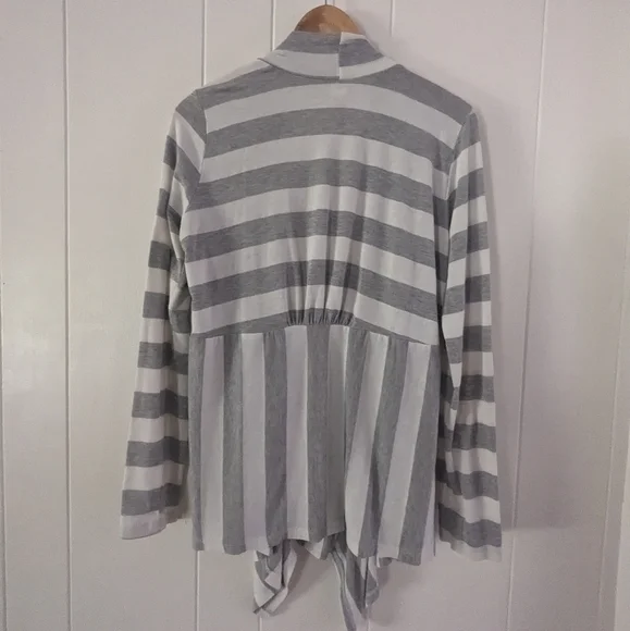 Stripped Tunic Cardigan - Picture 5 of 7